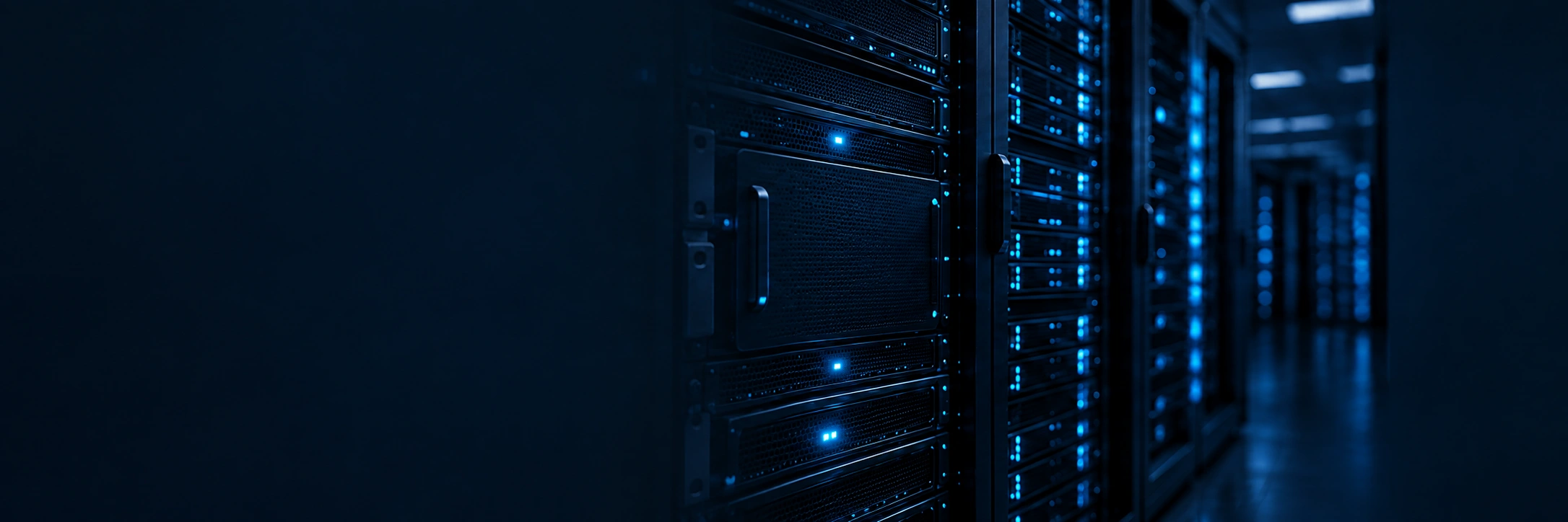 Illustration of server racks